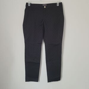 Lilly Pulitzer Skinny Printed Ankle Pant in Black Size 4